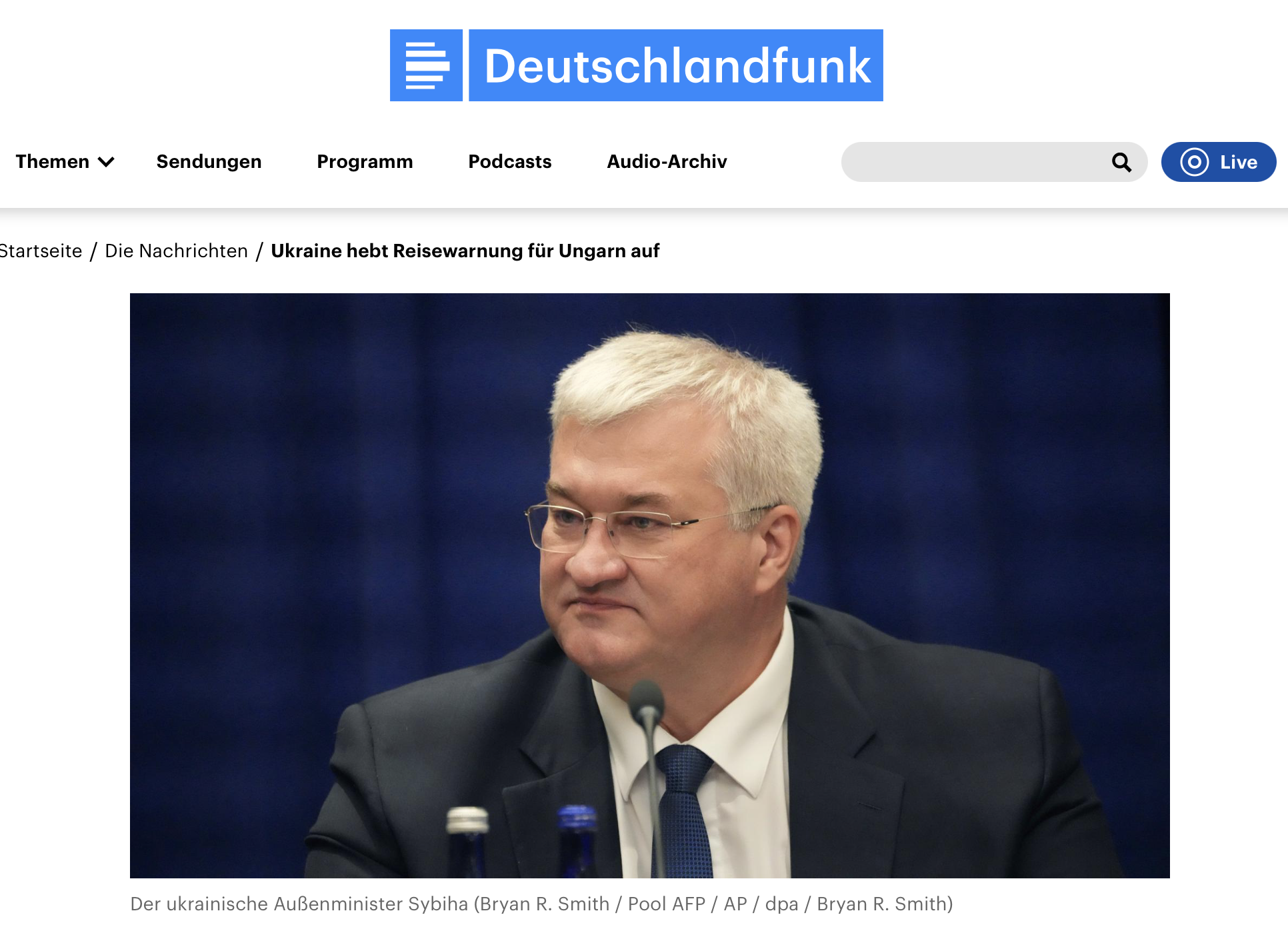 Nach Wahl - Ukraine hebt Reisewarnung für Ungarn auf